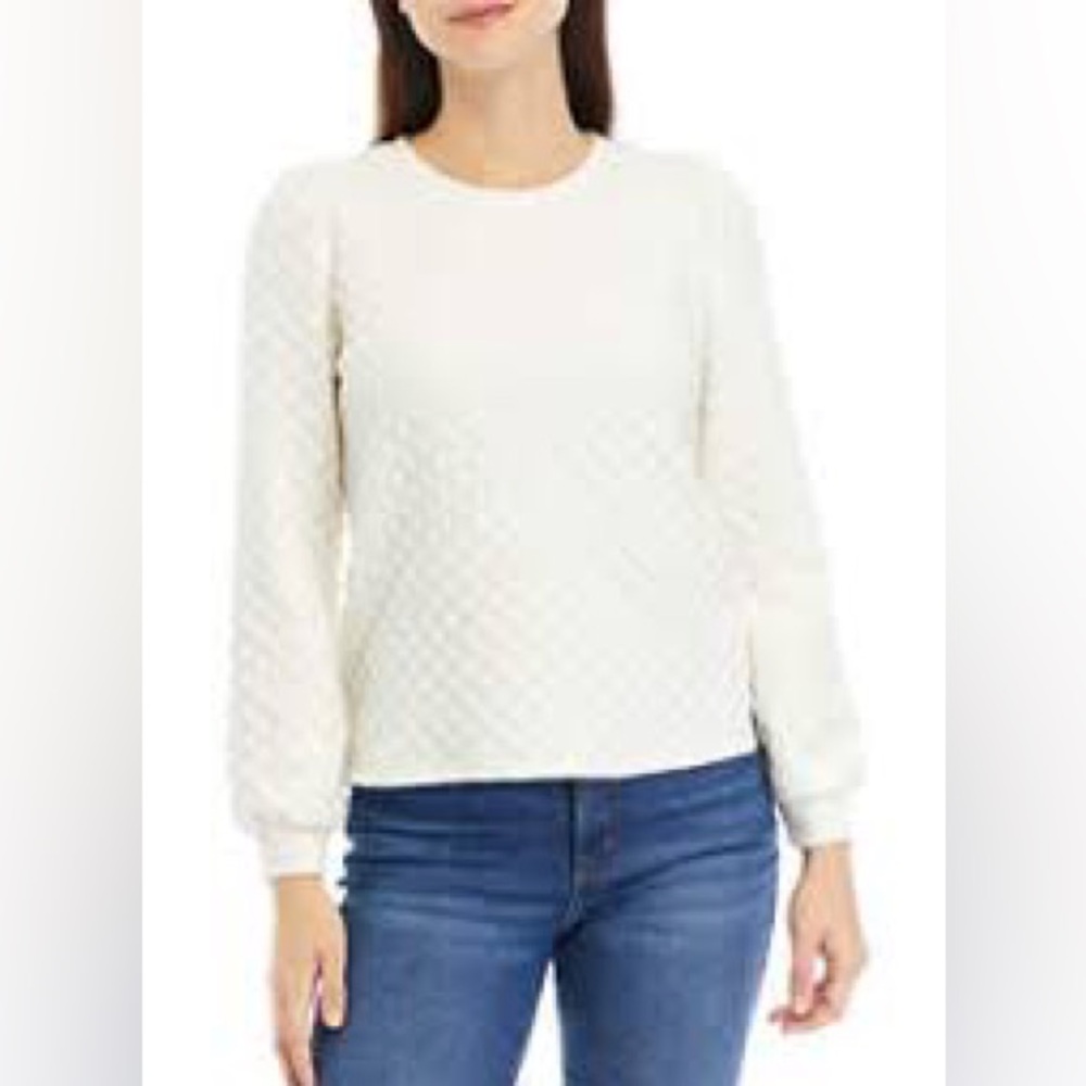 Workshop quilted pullover top